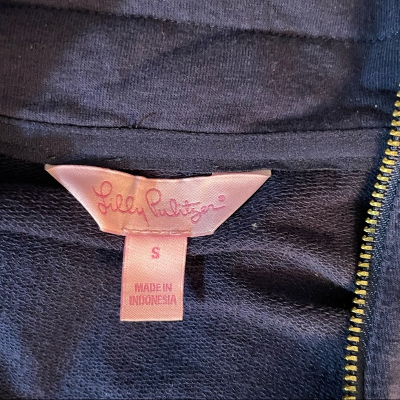 Lilly Pulitzer True Navy White Skipper Popover - Picture 10 of 12